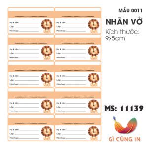 Combo 10 Nhãn Tên – 11 Mẫu Siêu Dễ Thương, Giúp Bé Đánh Dấu Đồ Dùng Học Tập