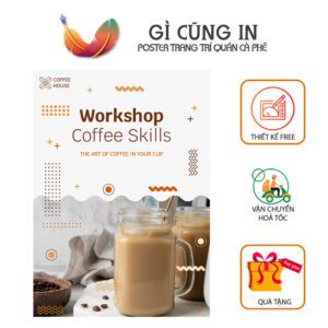 Bộ 50 Poster Quán Cà Phê – Tạo Chất Riêng Cho Góc Chill Của Bạn