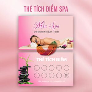 500 Name Card Tích Điểm Spa – Tăng Doanh Thu Với Mỗi Lượt Quay Lại