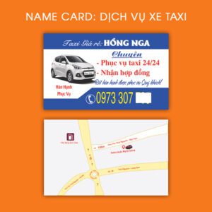 500 Name Card Taxi – Giải Pháp Quảng Bá Hiệu Quả Cho Tài Xế Xe Hợp Đồng