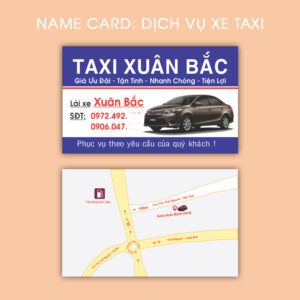 500 Name Card Taxi – Công Cụ Không Thể Thiếu Cho Tài Xế Chuyên Nghiệp