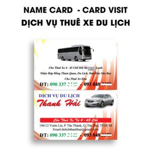 7 Lợi Ích Khi Sử Dụng Name Card Taxi Trong Ngành Dịch Vụ Thuê Xe Du Lịch