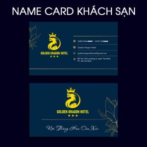 500 Name Card Khách Sạn – Thiết Kế Sang Trọng, Tinh Tế Cho Ngành Hospitality