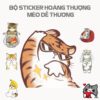 Bộ 50 Sticker Mèo – “Boss 4 Chân” Gây Thương Nhớ Poster Meo