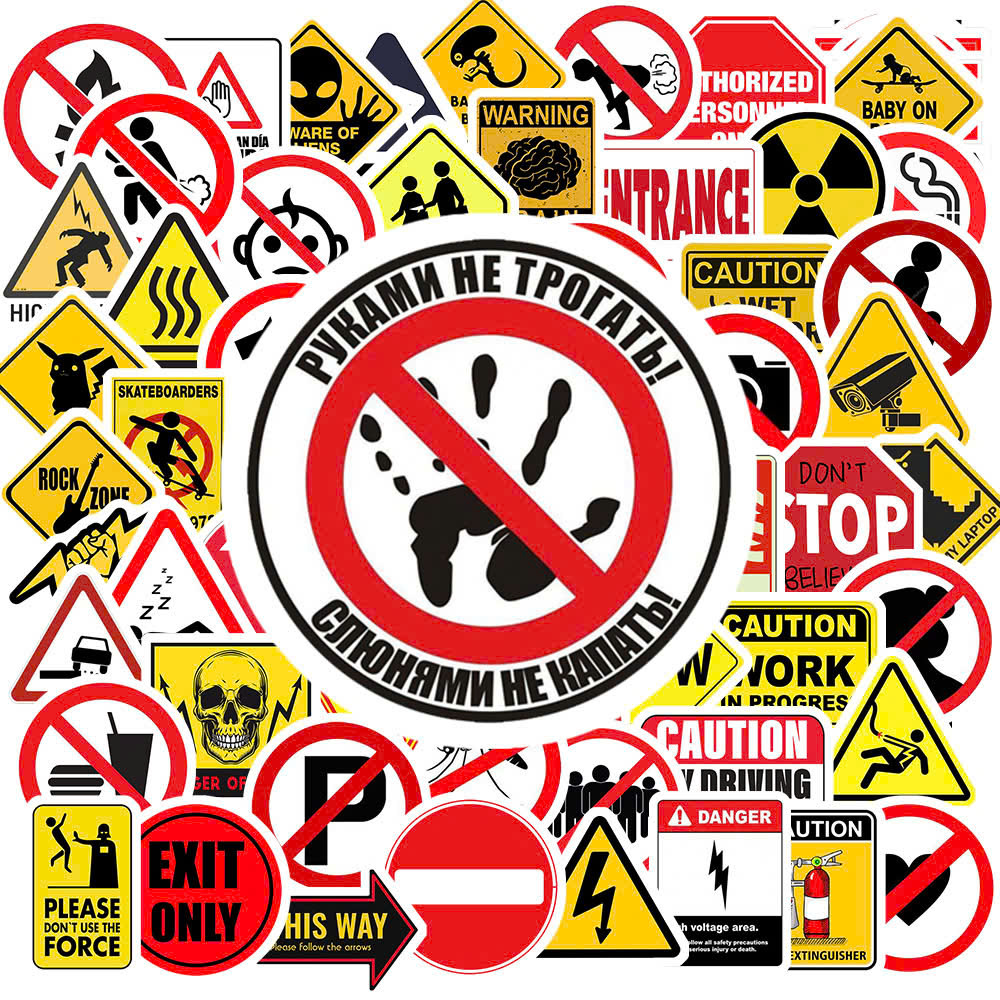 Sticker Biển Cảnh Báo (1) Sticker Bien Canh Bao 1
