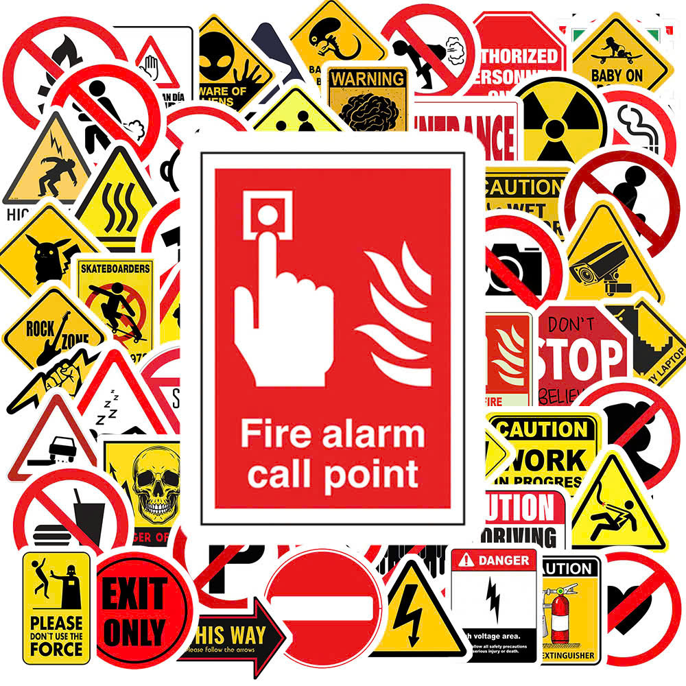 Sticker Biển Cảnh Báo (6) Sticker Bien Canh Bao 6
