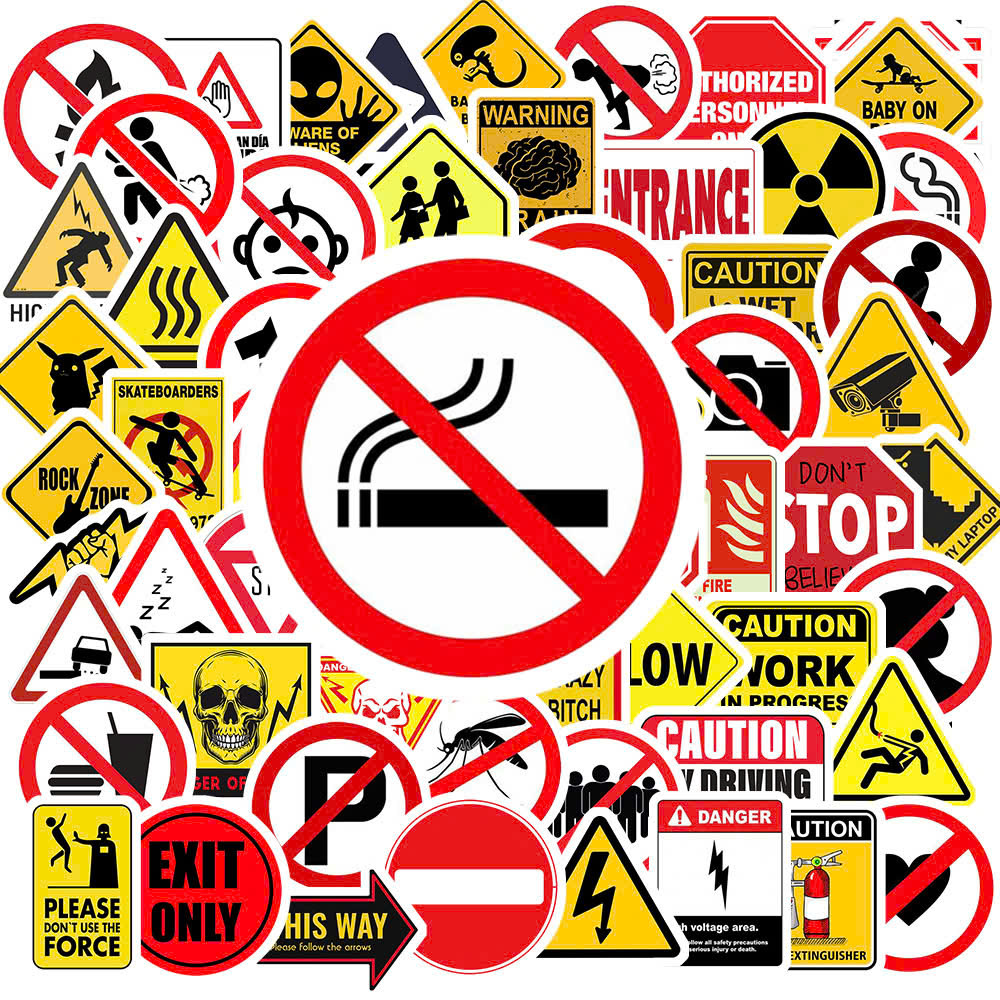 Sticker Biển Cảnh Báo (8) Sticker Bien Canh Bao 8