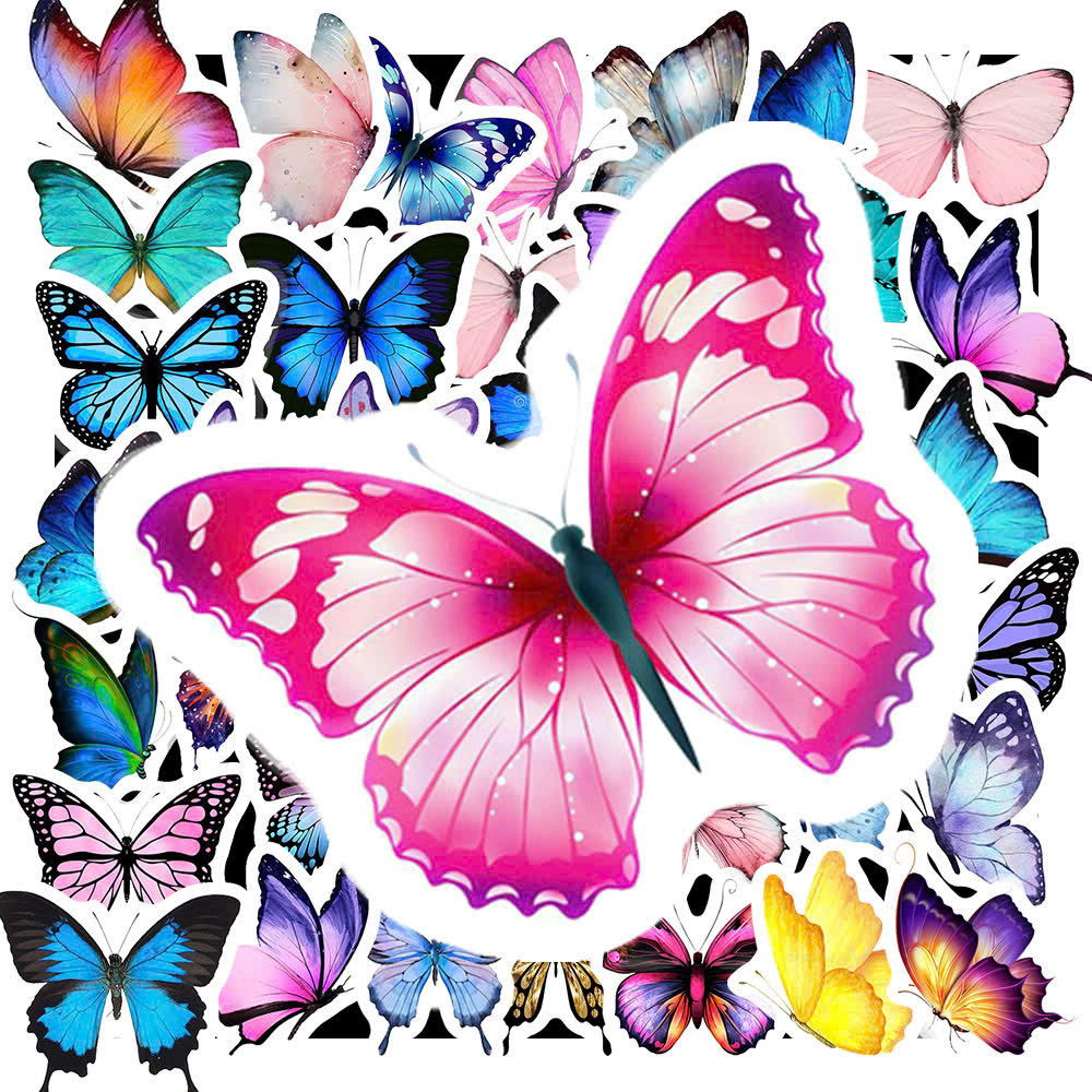 Sticker Bướm Bướm (2) Sticker Buom Buom 2