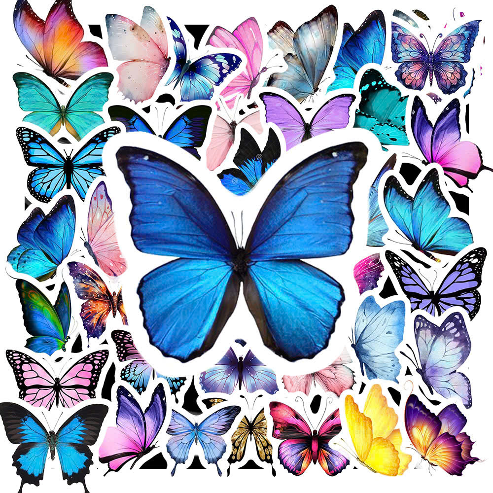 Sticker Bướm Bướm (3) Sticker Buom Buom 3