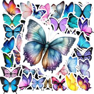 Bộ 50 Sticker Bướm Bướm – Mang Vẻ Đẹp Tự Nhiên Bay Vào Không Gian Của Bạn Sticker Buom Buom 5