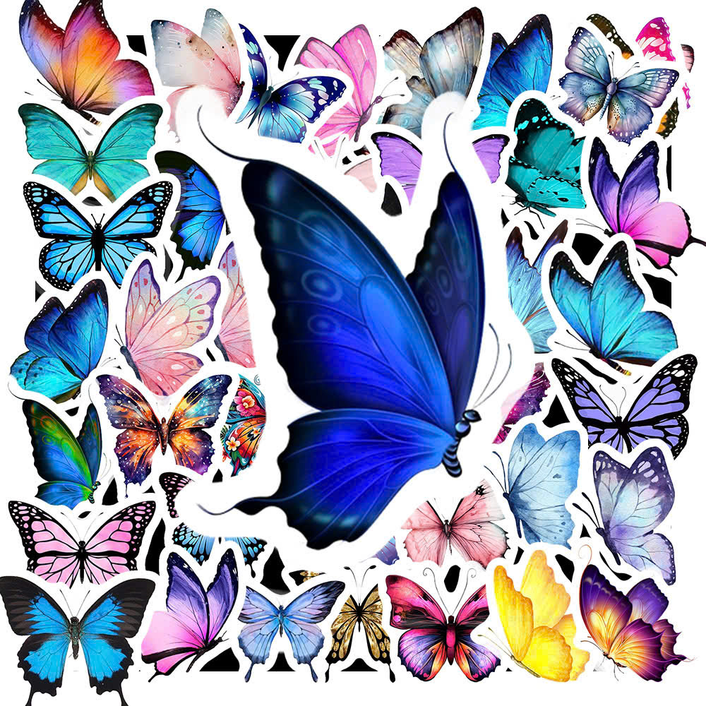 Sticker Bướm Bướm (7) Sticker Buom Buom 7