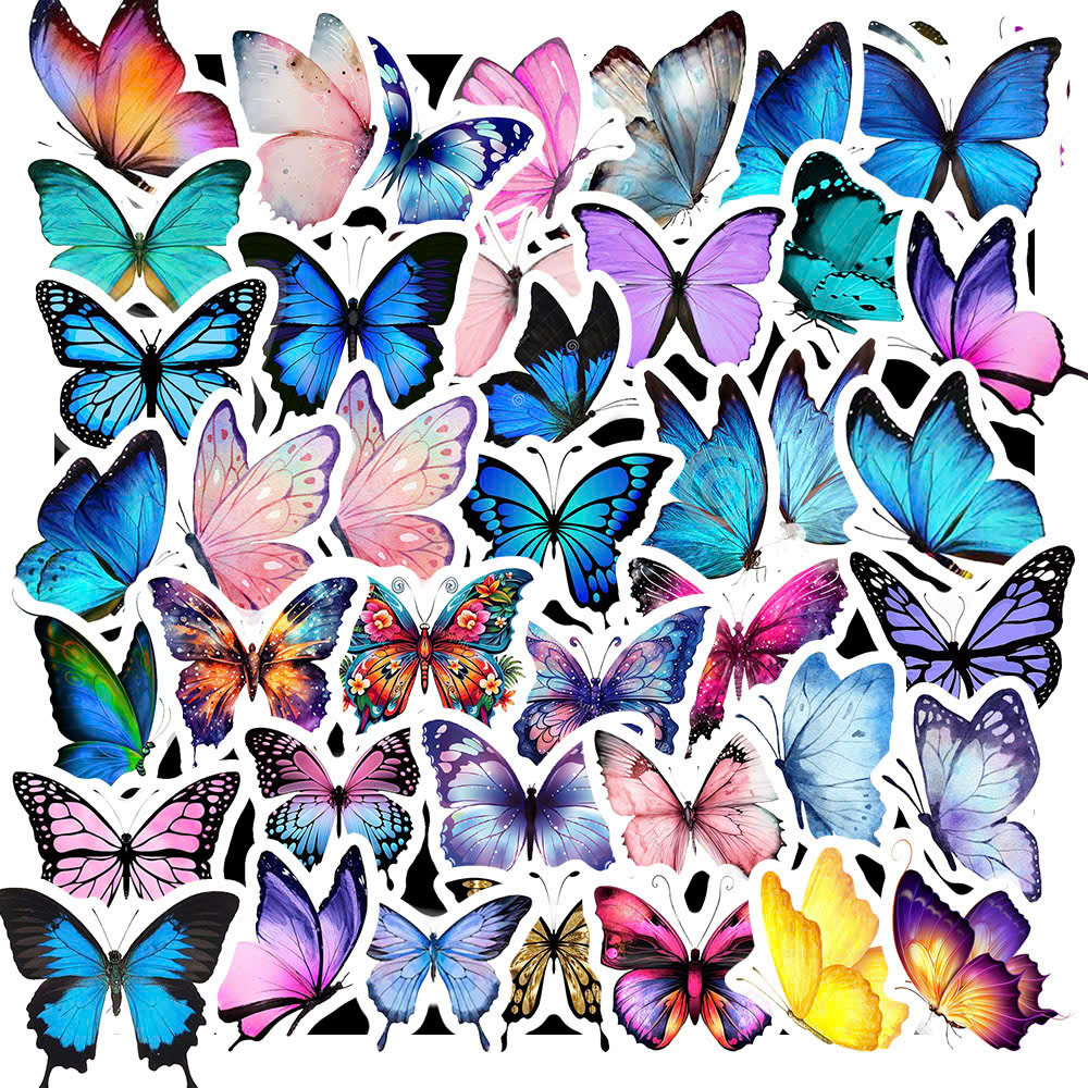 Sticker Bướm Bướm (8) Sticker Buom Buom 8