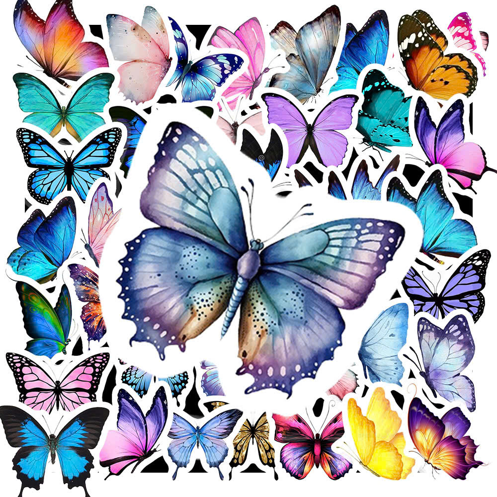 Sticker Bướm Bướm (9) Sticker Buom Buom 9