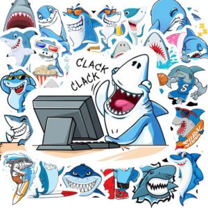 Bộ 50 Sticker Cá Mập – Siêu Cá Tính, Ngầu Lòi Từ Dưới Biển Sâu Sticker Ca Map 2