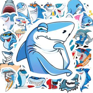 Bộ 50 Sticker Cá Mập – Siêu Cá Tính, Ngầu Lòi Từ Dưới Biển Sâu Sticker Ca Map 4