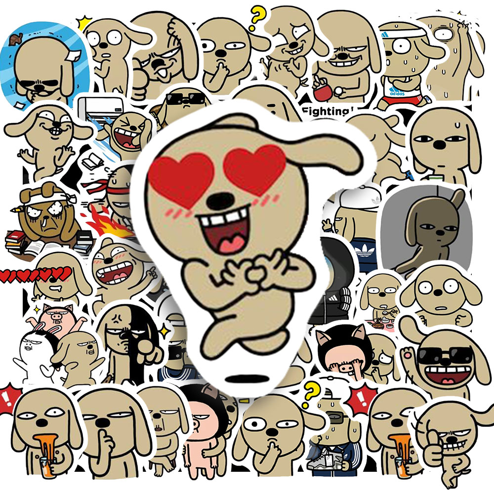 Sticker Chó Nâu Siêu Bựa (1) Sticker Cho Nau Sieu Bua 1