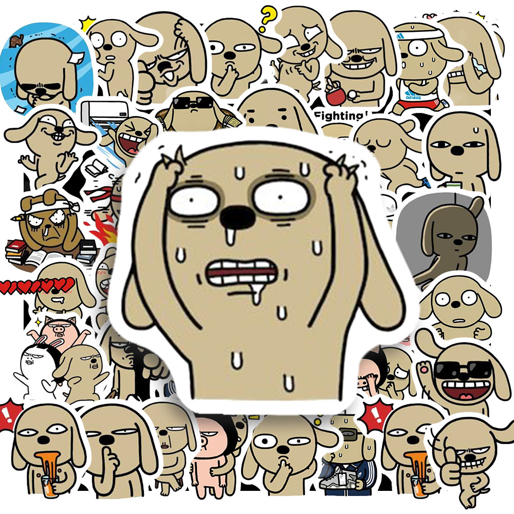 Sticker Chó Nâu Siêu Bựa (2) Sticker Cho Nau Sieu Bua 2