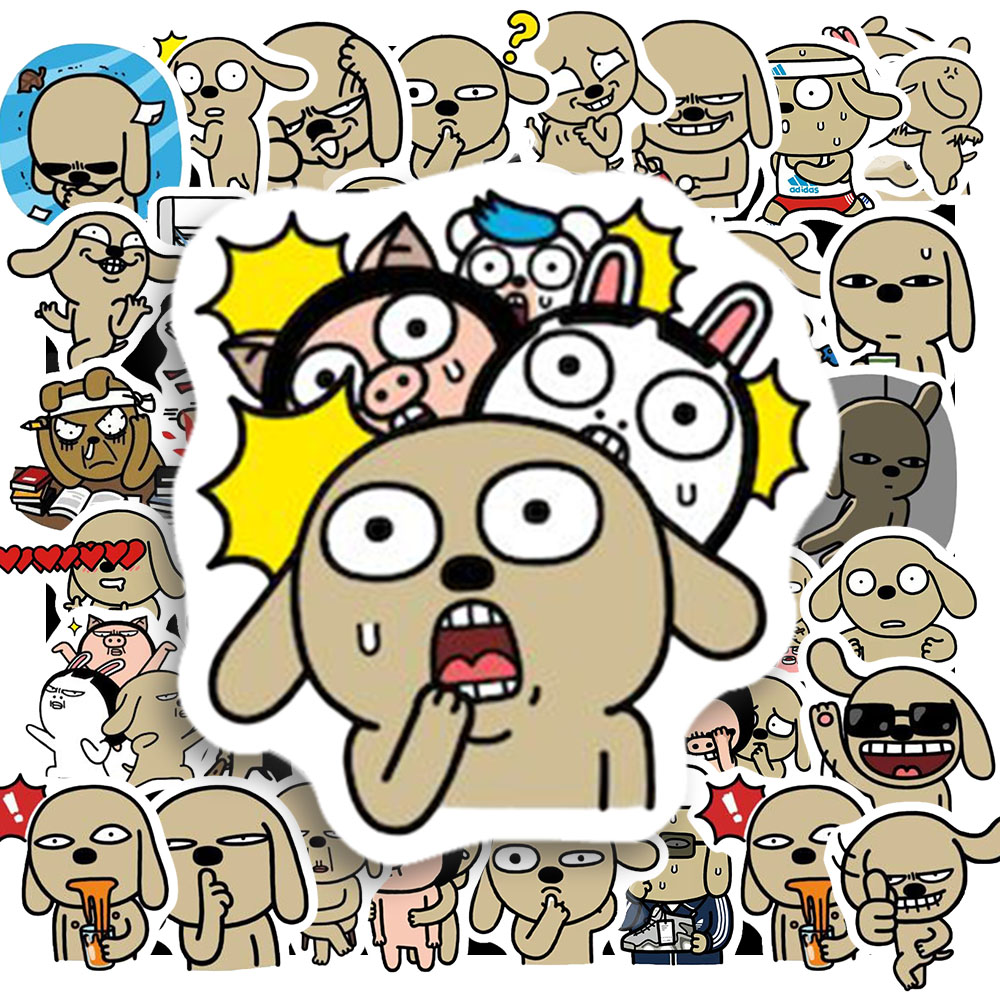 Sticker Chó Nâu Siêu Bựa (4) Sticker Cho Nau Sieu Bua 4