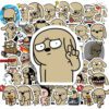 Bộ 50 Sticker Chó Nâu Siêu Bựa – Cười Té Ghế, Dán Là Vui Sticker Cho Nau Sieu Bua 8