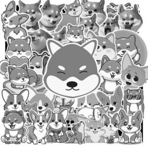 Sticker Cho Shiba 2