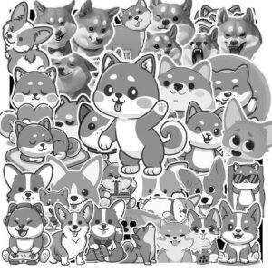Sticker Cho Shiba 3