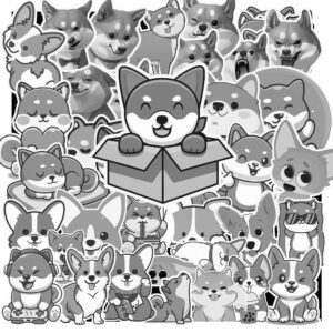 Sticker Cho Shiba 4