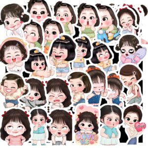 Sticker Co Be Cam Xuc 2