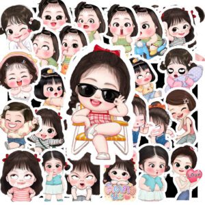 Sticker Co Be Cam Xuc 4