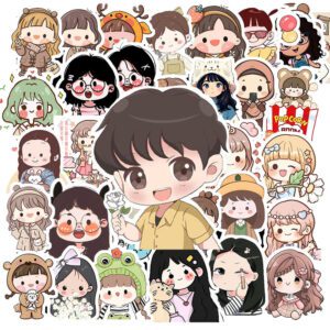 Sticker Co Gai 3