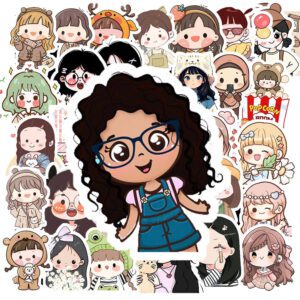 Sticker Co Gai 4