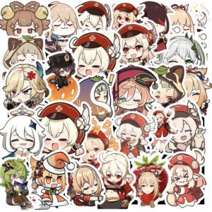 Bộ 40 Sticker Cô Gái & Đồ Ăn – Dễ Thương Mỗi Miếng Ăn, Mỗi Biểu Cảm