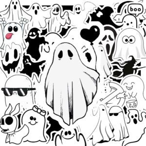 Bộ 50 Sticker Con Ma – Đáng Sợ Mà Dễ Thương Vô Cùng!