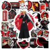 Bộ 50 Sticker Đỏ Đen – Cá Tính Bùng Nổ, Phong Cách Khó Cưỡng Sticker Do Den 8