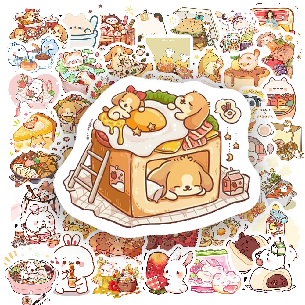 Sticker Động Vật Ăn Uống (1) Sticker Dong Vat An Uong 1