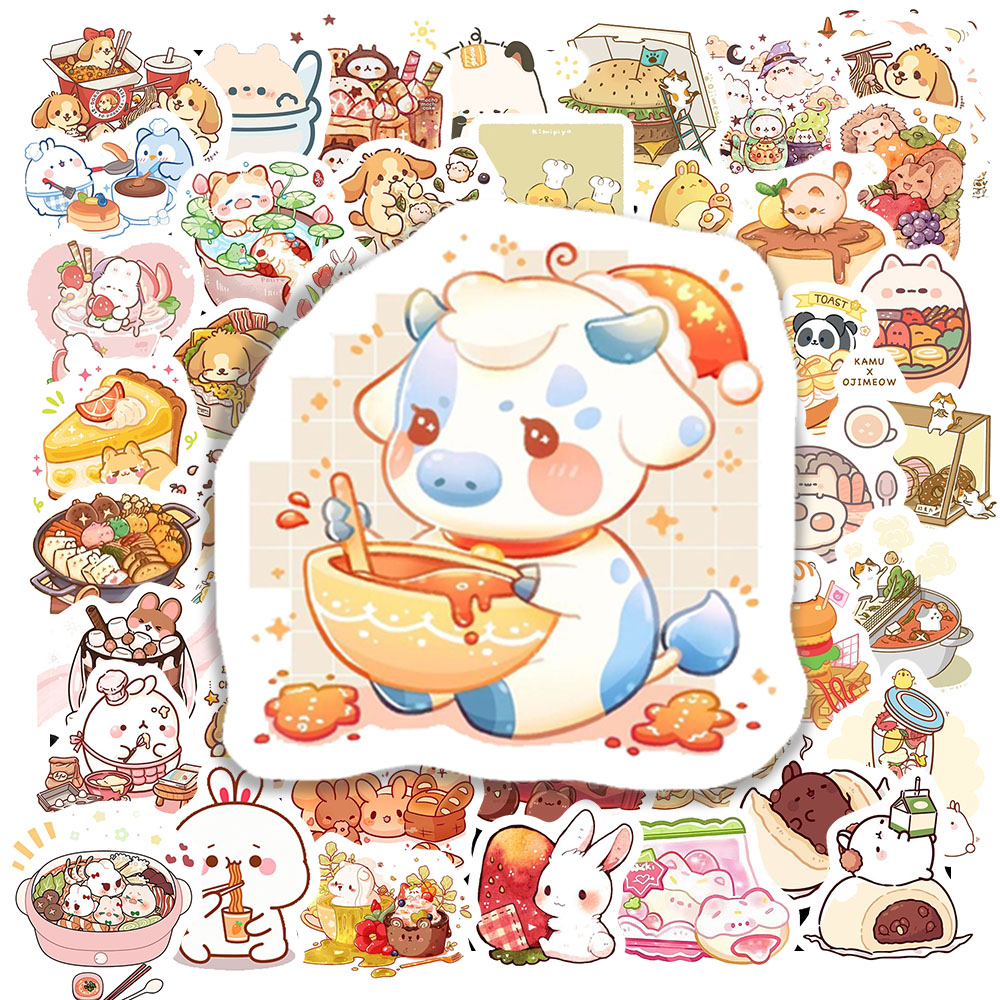 Sticker Động Vật Ăn Uống (4) Sticker Dong Vat An Uong 4