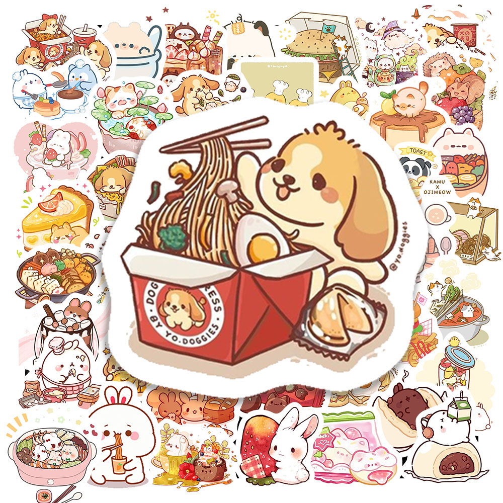 Sticker Động Vật Ăn Uống (5) Sticker Dong Vat An Uong 5