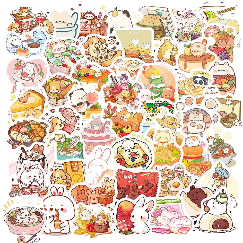 Sticker Động Vật Ăn Uống (6) Sticker Dong Vat An Uong 6
