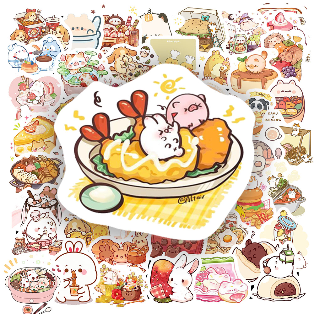Sticker Động Vật Ăn Uống (8) Sticker Dong Vat An Uong 8