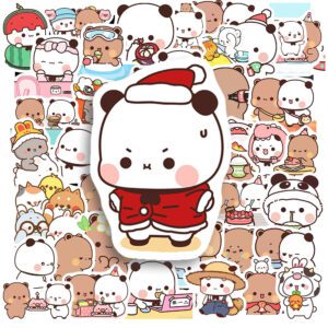 Bộ 50 Sticker Gấu Nâu Và Gấu Trắng – Dễ Thương Hết Nấc, Dán Gì Cũng Hợp Sticker Gau Nau Va Gau Trang 1