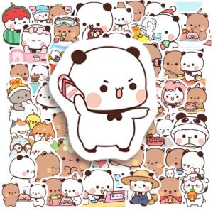 Bộ 50 Sticker Gấu Nâu Và Gấu Trắng – Dễ Thương Hết Nấc, Dán Gì Cũng Hợp Sticker Gau Nau Va Gau Trang 2