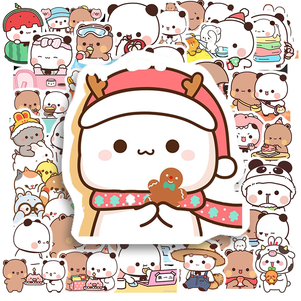 Sticker Gấu Nâu Và Gấu Trắng (5) Sticker Gau Nau Va Gau Trang 5