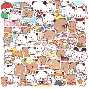 Bộ 50 Sticker Gấu Nâu Và Gấu Trắng – Dễ Thương Hết Nấc, Dán Gì Cũng Hợp Sticker Gau Nau Va Gau Trang 9