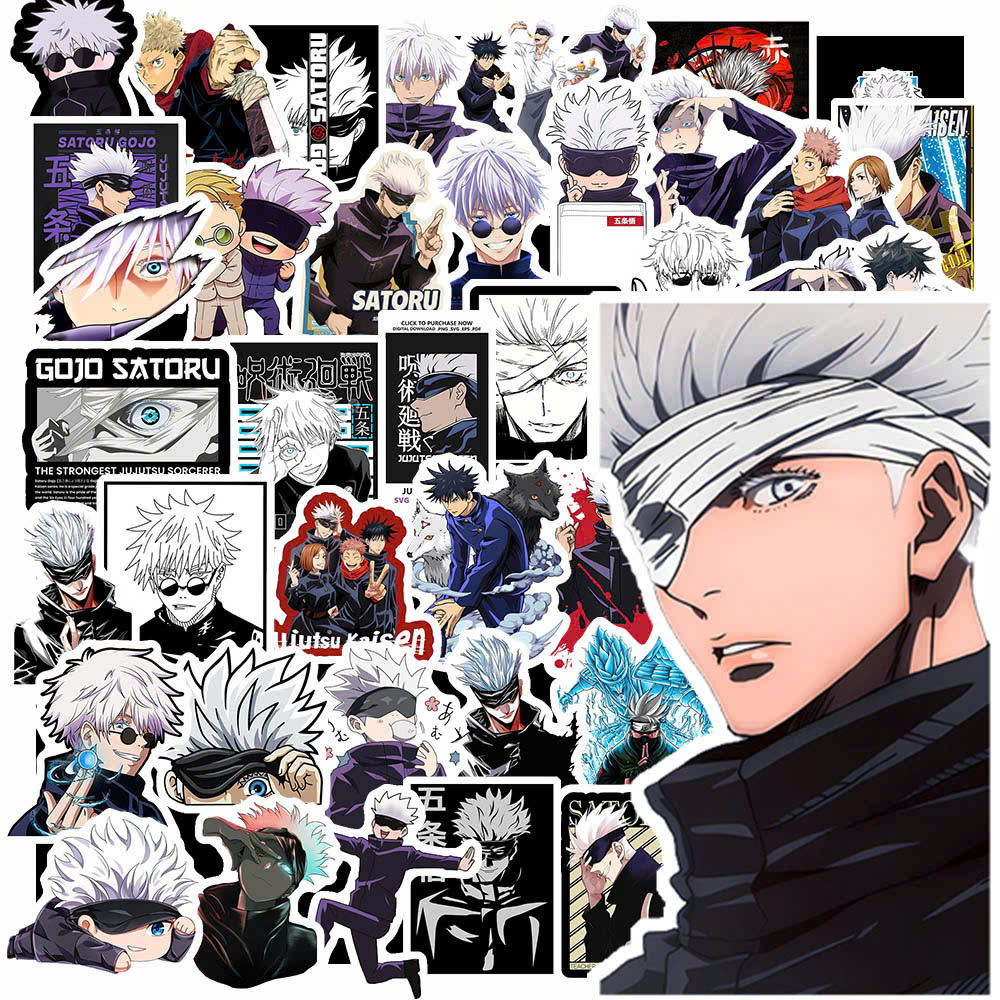 Bộ 100 Sticker Gojo – Đẹp Trai, Bất Bại, Dính Ở Đâu Là Tỏa Sáng Ở Đó