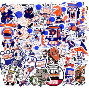 Sticker Graffiti Xanh Cam 4