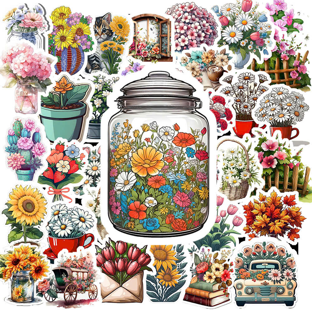Sticker Hoa Cỏ (3) Sticker Hoa Co 3
