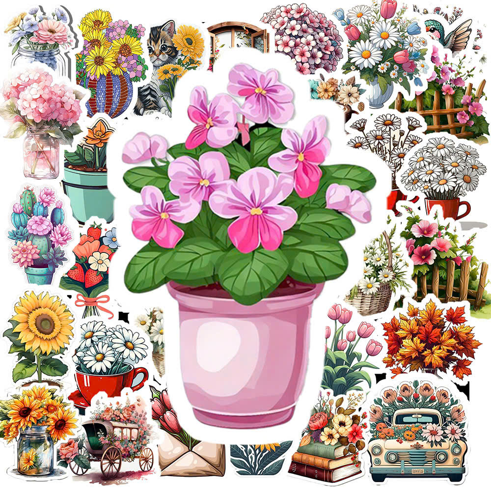 Sticker Hoa Cỏ (4) Sticker Hoa Co 4 1