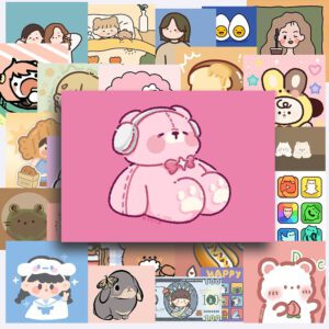 Bộ 50 Sticker Hoạt Hình – Đáng Yêu, Dễ Dán, Chill Nhẹ Mỗi Ngày Sticker Hoat Hinh 2 Copy