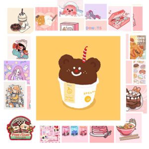 Bộ 50 Sticker Hồng – Ngọt Ngào Đến Tận Tim, Cưng Hết Phần Thiên Hạ Sticker Hong 5