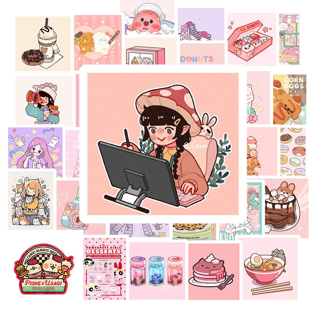 Sticker Hồng' (8) Sticker Hong 8
