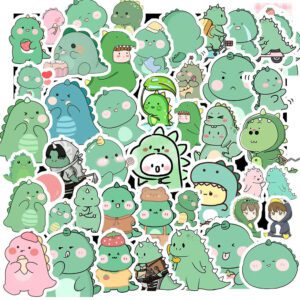 Bộ 50 Sticker Khủng Long Xanh – Đáng Yêu Từ Thời Tiền Sử Sticker Khung Long Xanh 4
